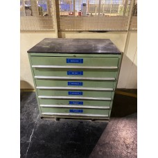 Tooling Cabinet green 5 drawer