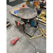 Welding table Rotating single phase and foot pedal, 25 inch diameter.